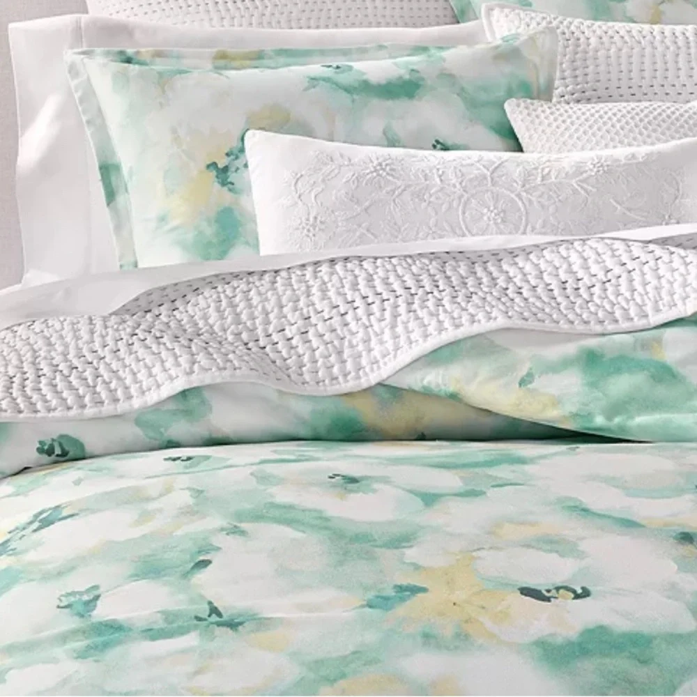 Sky Freya Inky Floral Duvet Cover Set Full/Queen